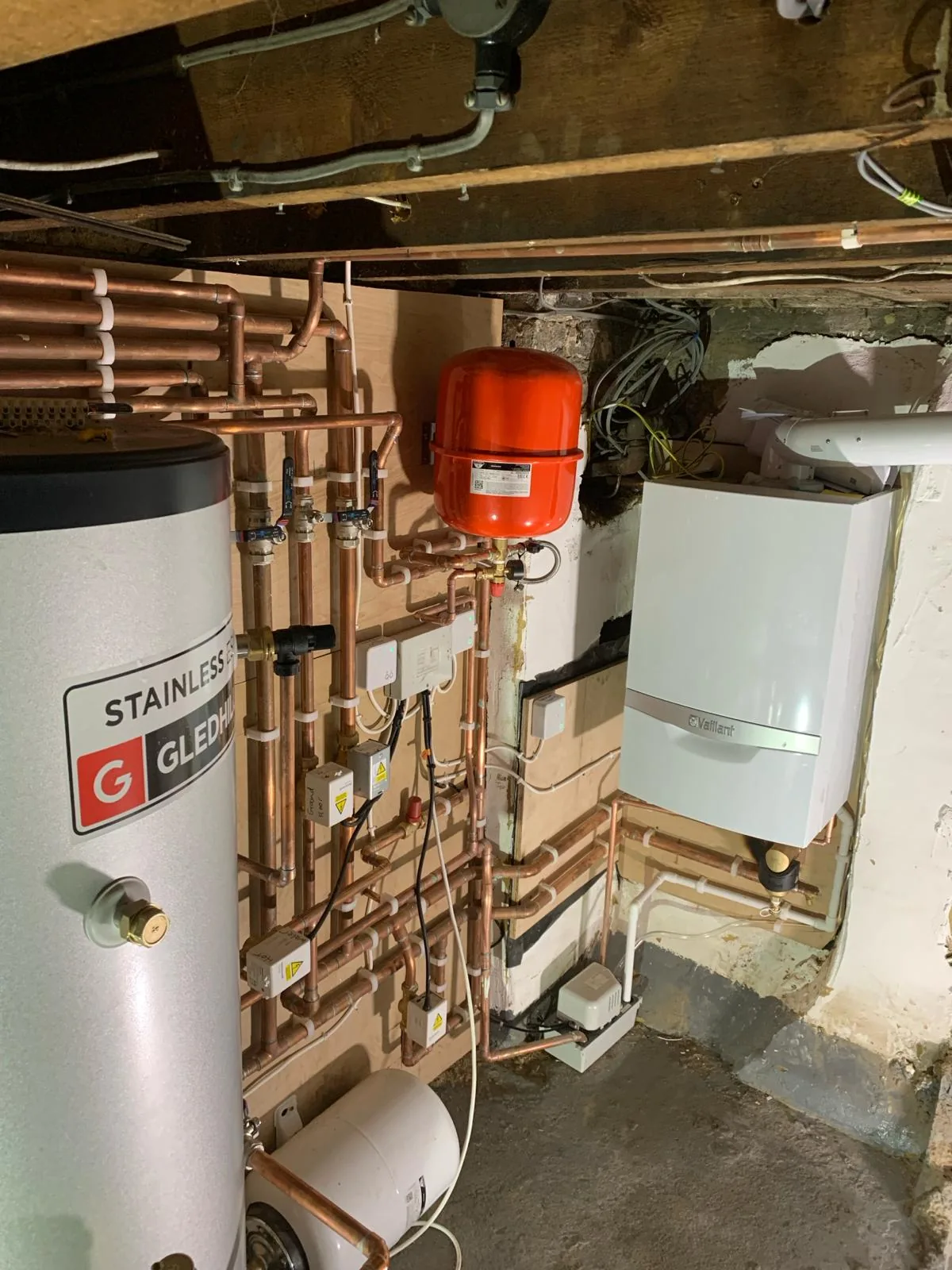 New gas boiler installation, Stansted area